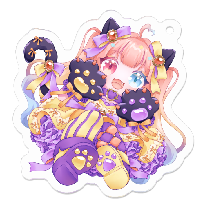 アクリルキーホルダー - 50 x 50 (mm)