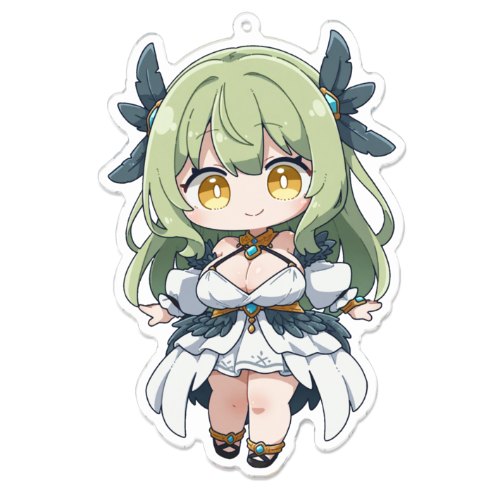 アクリルキーホルダー - 100 x 100 (mm)