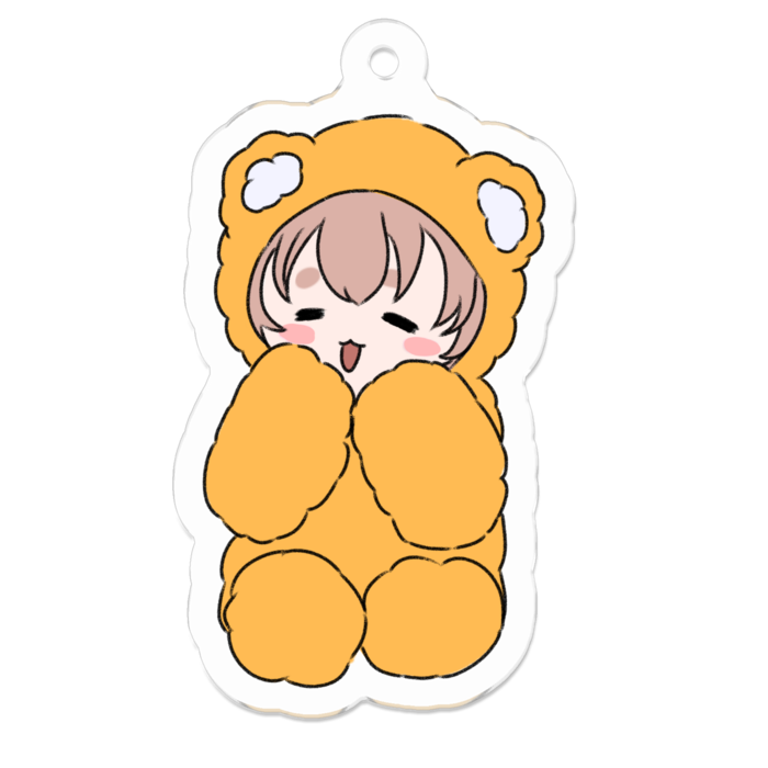 もこもけアクキー（50 x 50 (mm)