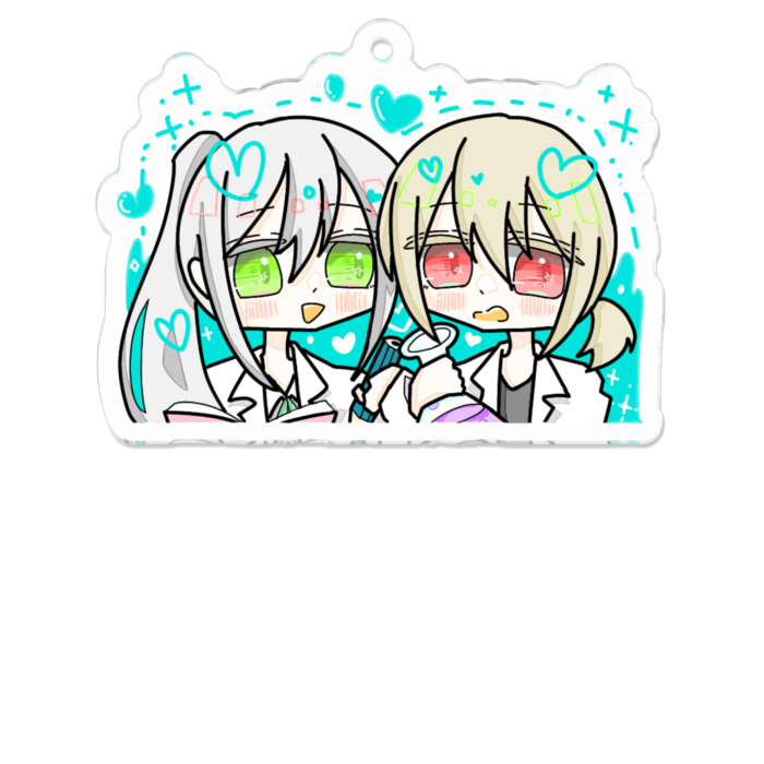 アクリルキーホルダー - 70 x 70 (mm)