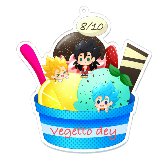 アクリルキーホルダー - 100 x 100 (mm)