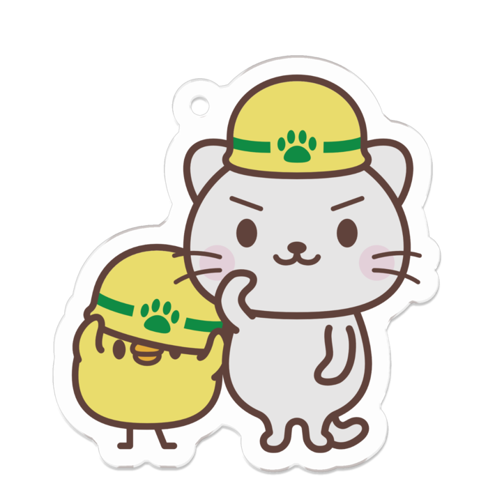 アクリルキーホルダー - 50 x 50 (mm)