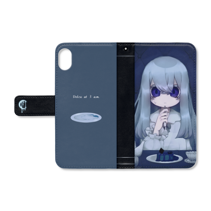 手帳型iPhoneケース - iPhone XR - ストラップ穴 あり