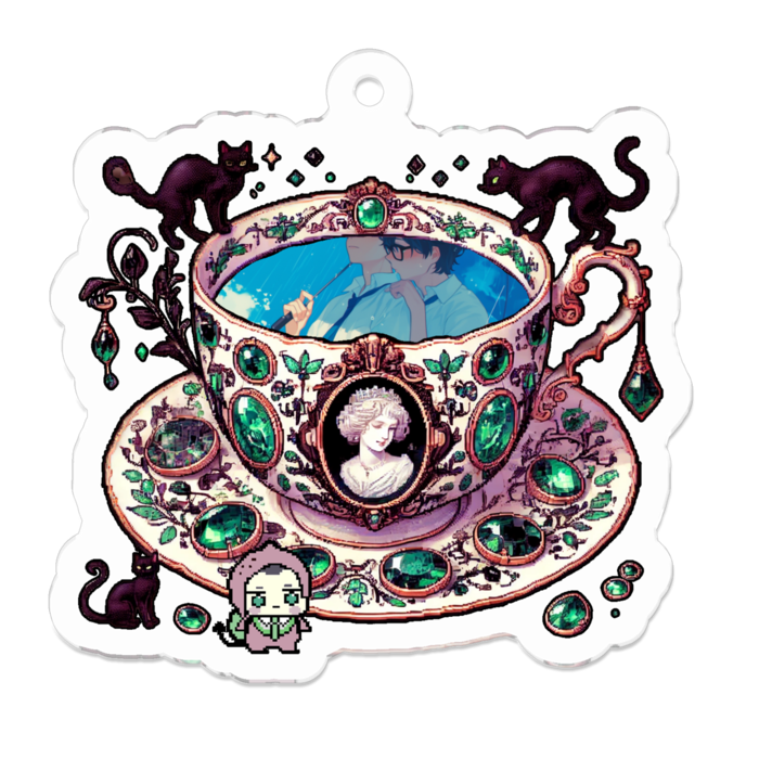アクリルキーホルダー - 50 x 50 (mm)