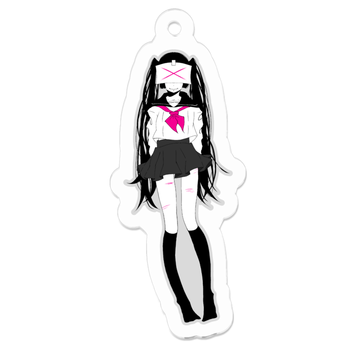 アクリルキーホルダー（コーティング） - 50 x 50 (mm)