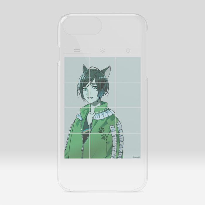 クリアiPhoneケース - iPhone 6 Plus / 7 Plus / 8 Plus