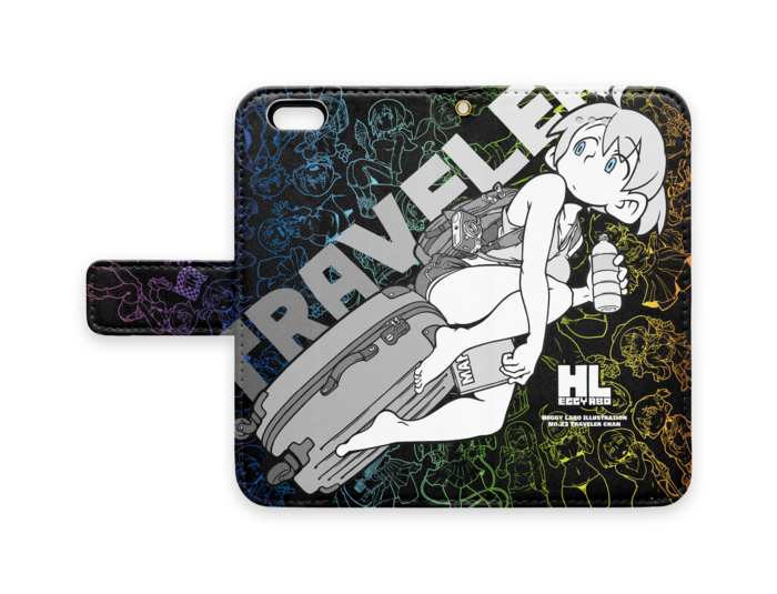 手帳型iPhoneケース - iPhone 6 / 6s - ストラップ穴 あり