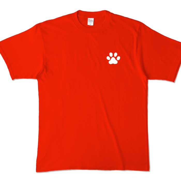 カラーTシャツ - XL - レッド (濃色)