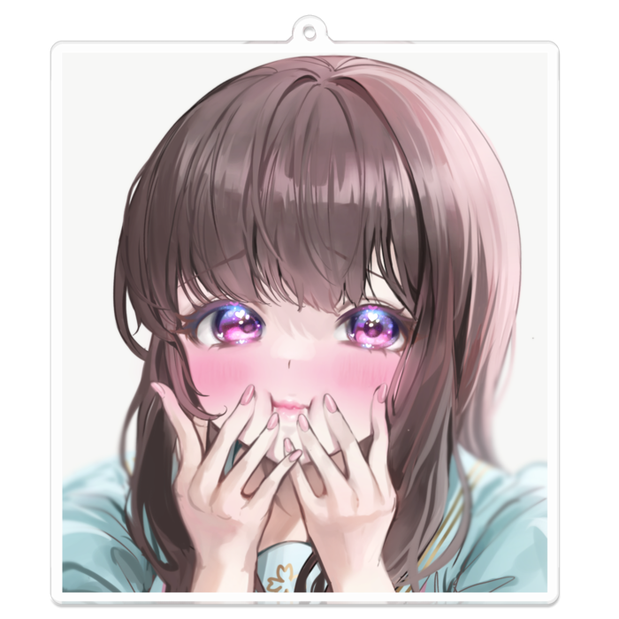 アクリルキーホルダー - 100 x 100 (mm)