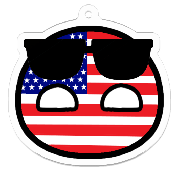 アクリルキーホルダー - 50 x 50 (mm)