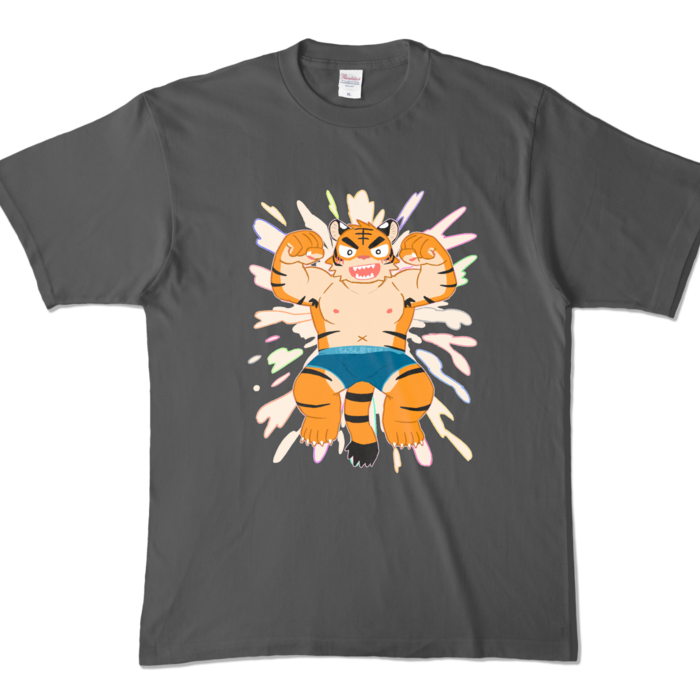 カラーTシャツ - XL - チャコール (濃色)