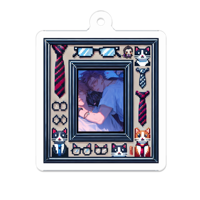アクリルキーホルダー - 50 x 50 (mm)