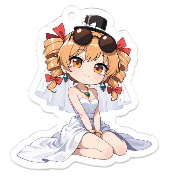 アクリルキーホルダー - 50 x 50 (mm)(キャラのみ)