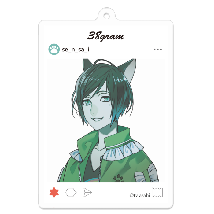 アクリルキーホルダー - 70 x 70 (mm)