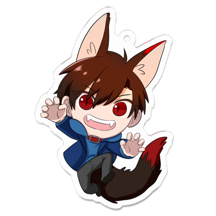 アクリルキーホルダー（コーティング） - 70 x 70 (mm)