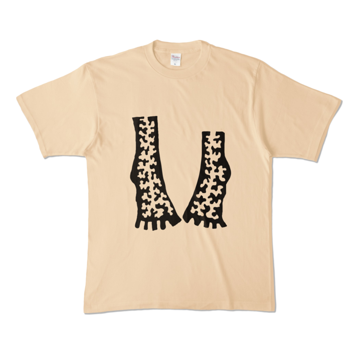 カラーTシャツ - XL - ナチュラル (淡色)