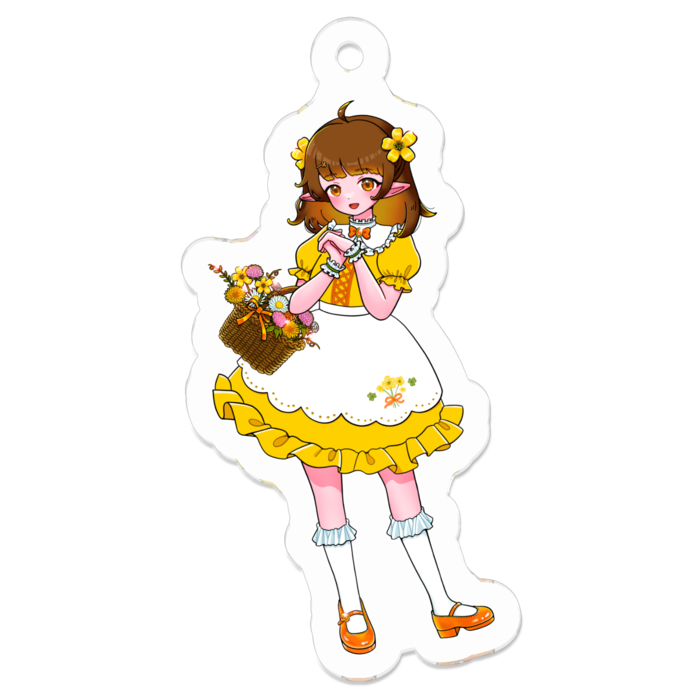 アクリルキーホルダー - 50 x 50 (mm)