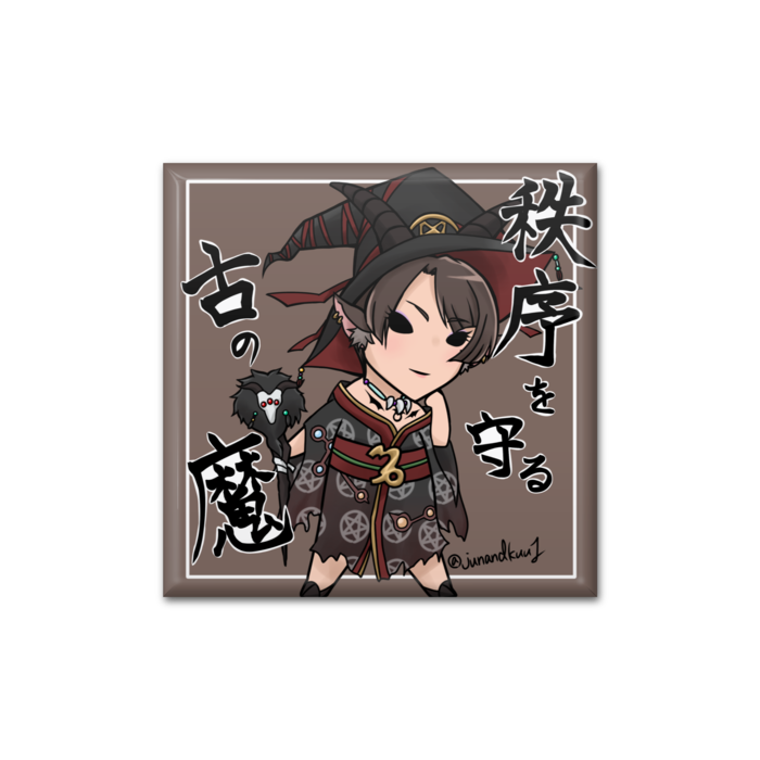 缶バッジ - 四角形40mm