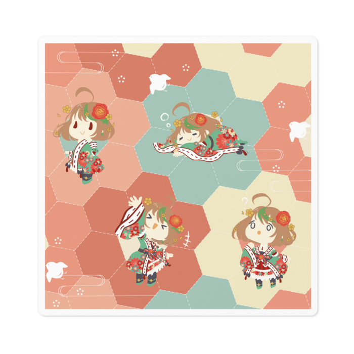 ステッカー - 100 x 100 (mm)