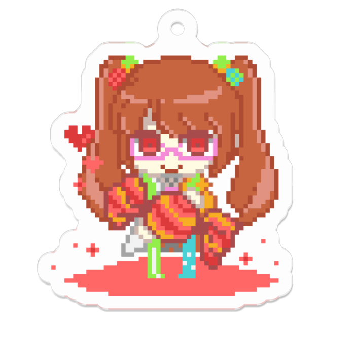 アクリルキーホルダー - 50 x 50 (mm)