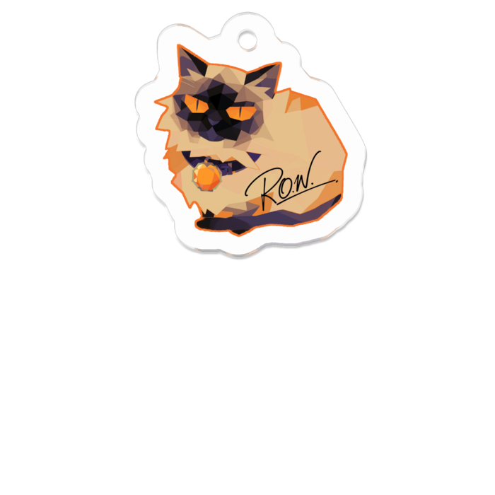 アクリルキーホルダー - 50 x 50 (mm)