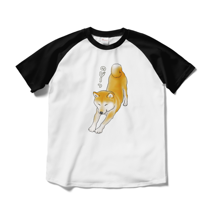 ラグランTシャツ - M - ホワイト×ブラック / Size M, White & Black