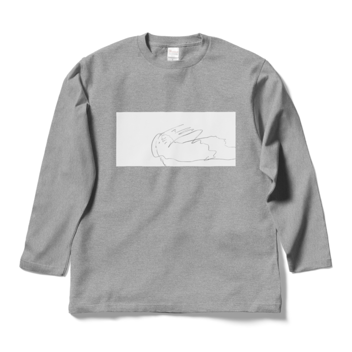 ロングスリーブTシャツ - L - 杢グレー