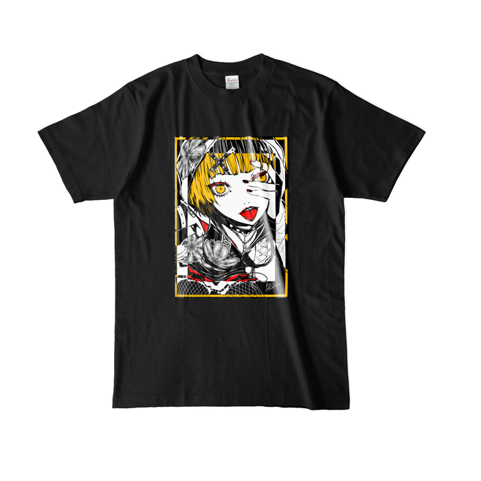 カラーTシャツ(濃色) - L - ブラック