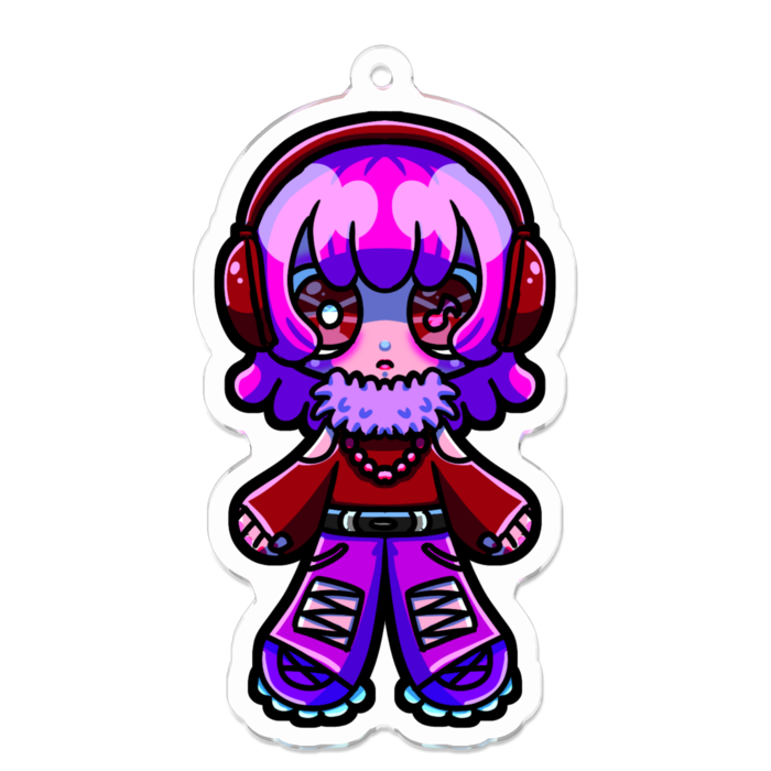 アクリルキーホルダー - 70 x 70 (mm)