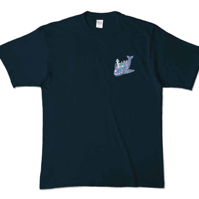 カラーTシャツ - XL - ネイビー (濃色)