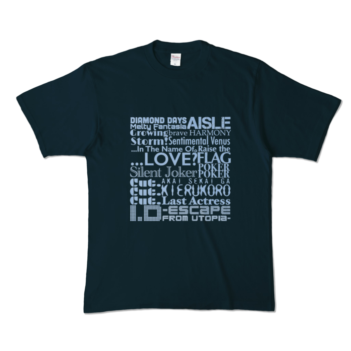 カラーTシャツ - XL - ネイビー (濃色)
