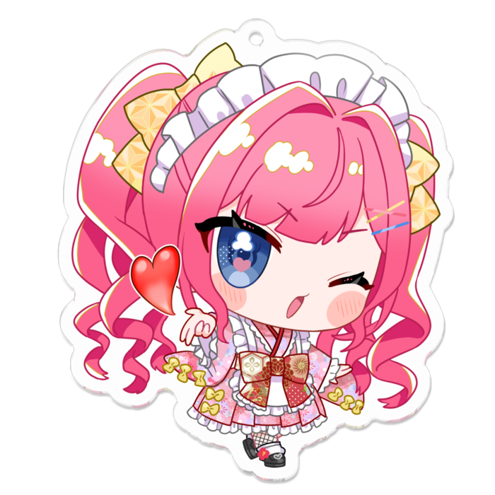 アクリルキーホルダー - 70 x 70 (mm)