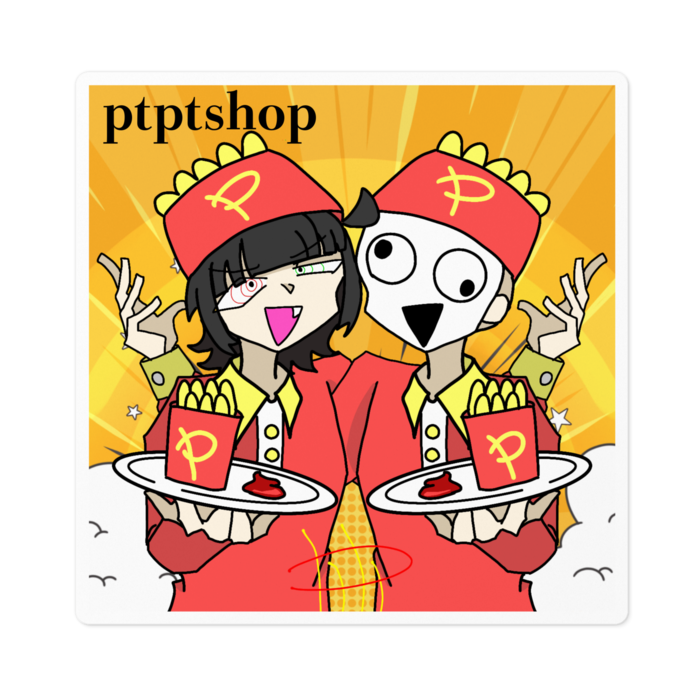 ステッカー - 100 x 100 (mm)