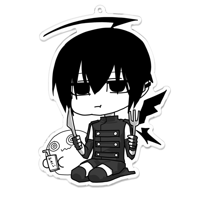 アクリルキーホルダー - 100 x 100 (mm)