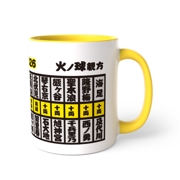 ツートンカラーマグカップ - 直径 8.2cm / 高さ 9.5cm