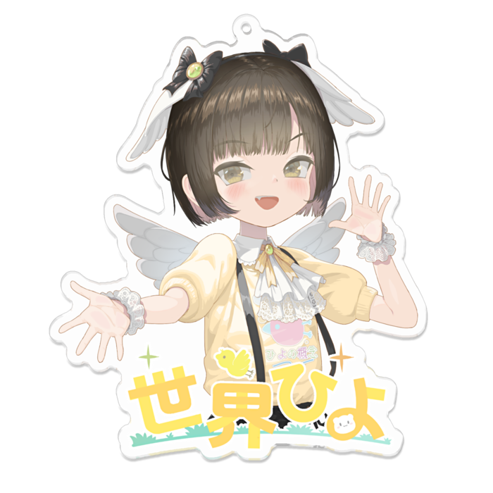 アクリルキーホルダー - 100 x 100 (mm)