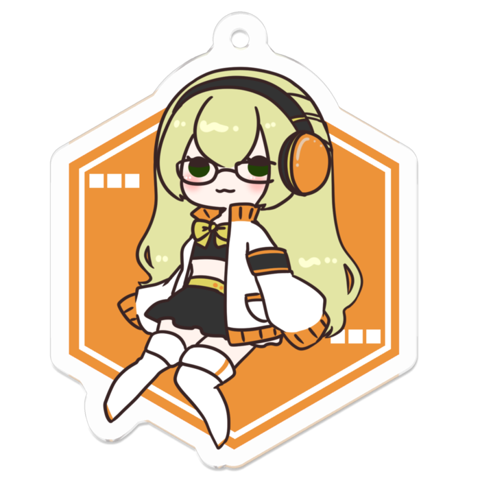 アクリルキーホルダー - 50 x 50 (mm)