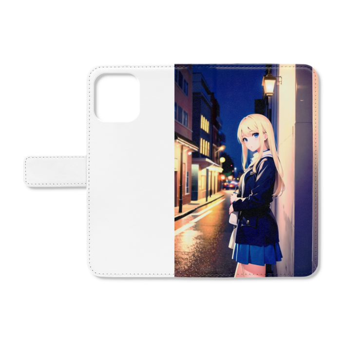 手帳型iPhoneケース - iPhone12 ProMax - ストラップ穴 なし