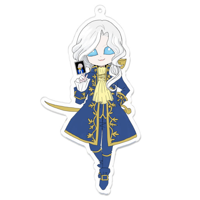 アクリルキーホルダー - 100 x 100 (mm)