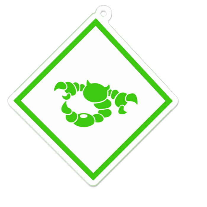 アクリルキーホルダー - 70 x 70 (mm)