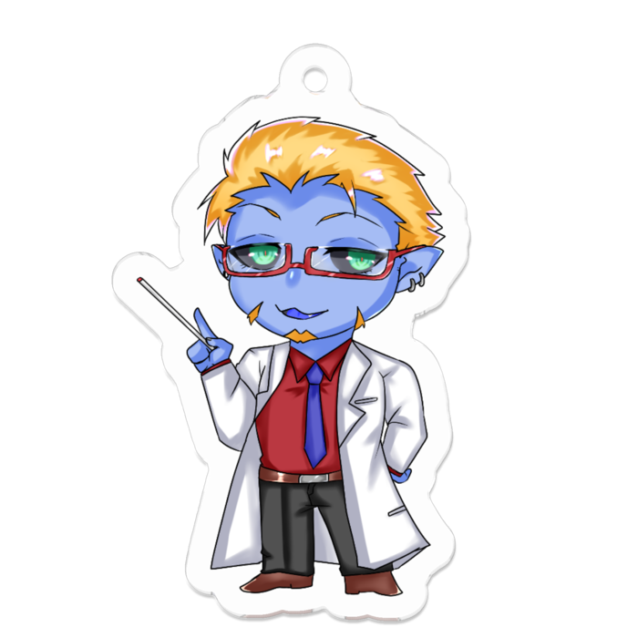 アクリルキーホルダー（コーティング） - 50 x 50 (mm)