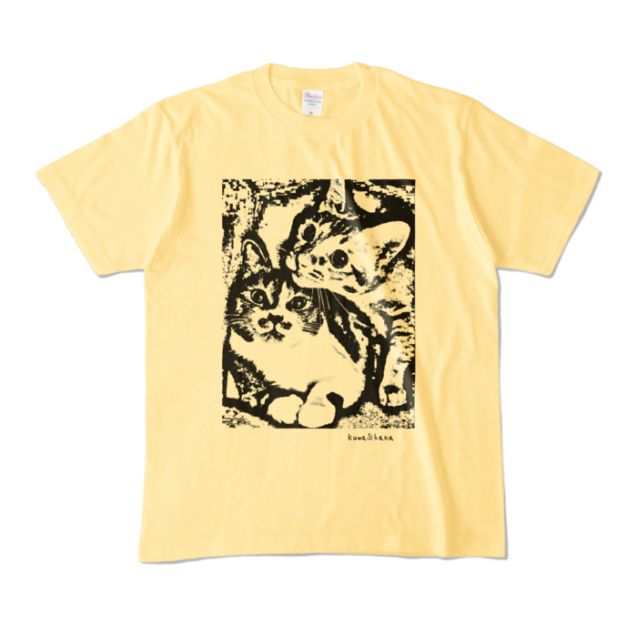 カラーTシャツ - M - ライトイエロー (淡色)
