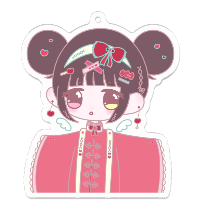 アクリルキーホルダー - 70 x 70 (mm)