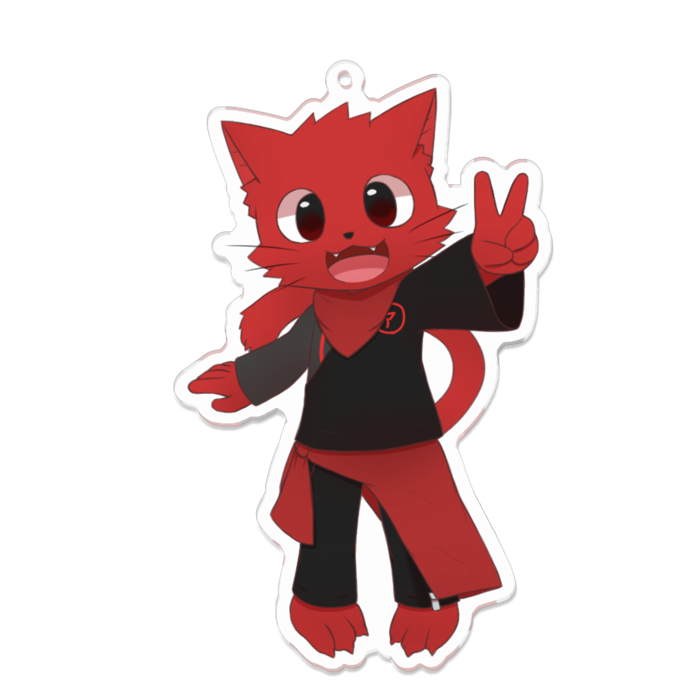 アクリルキーホルダー - 100 x 100 (mm)