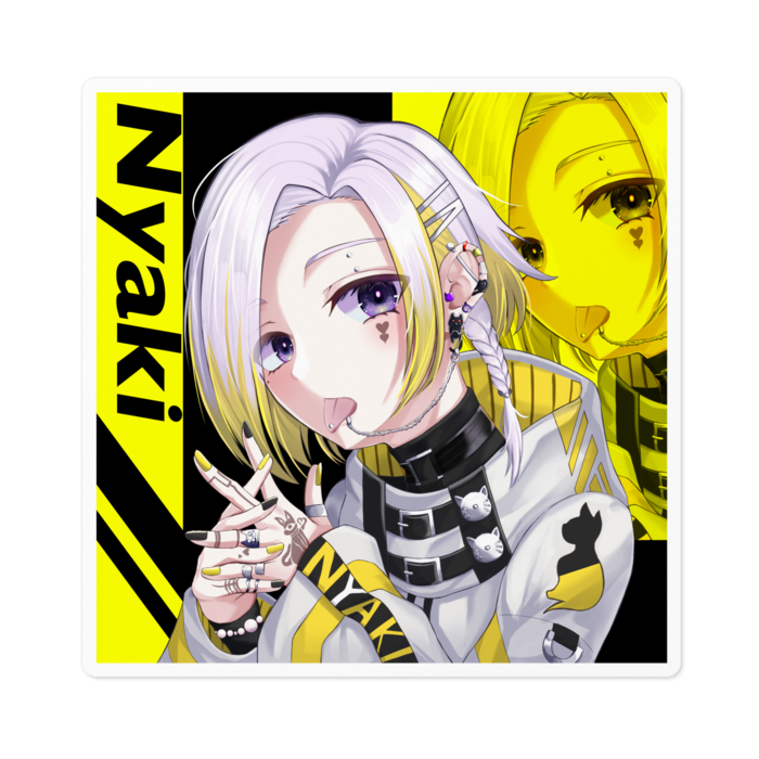 ステッカー - 100 x 100 (mm)