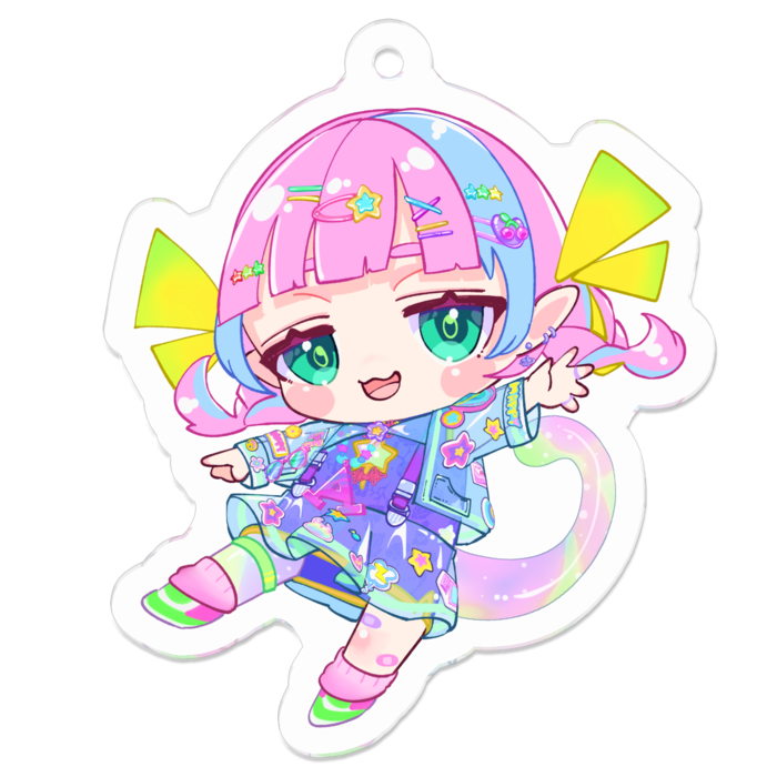 アクリルキーホルダー - 50 x 50 (mm)