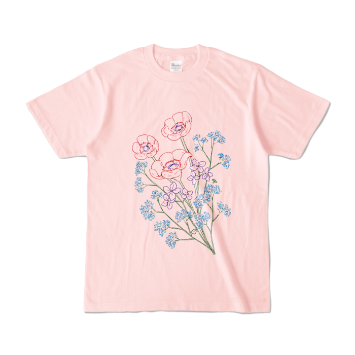 カラーTシャツ - S - ライトピンク (淡色)