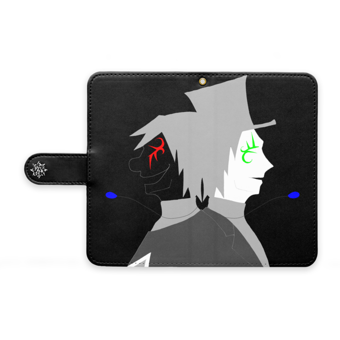 Androidケース黒 - M - 穴 あり