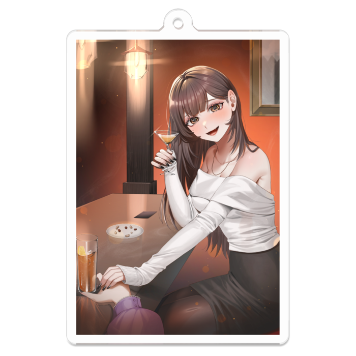 アクリルキーホルダー - 70 x 70 (mm)