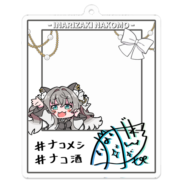 アクリルキーホルダー（コーティング） - 70 x 70 (mm)